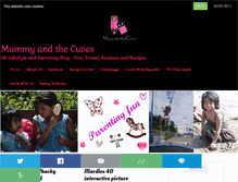 Tablet Screenshot of mummyandthecuties.com